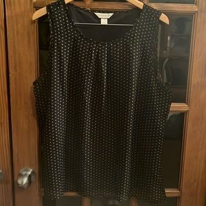 Christopher & Banks sleeveless blouse, Size XL